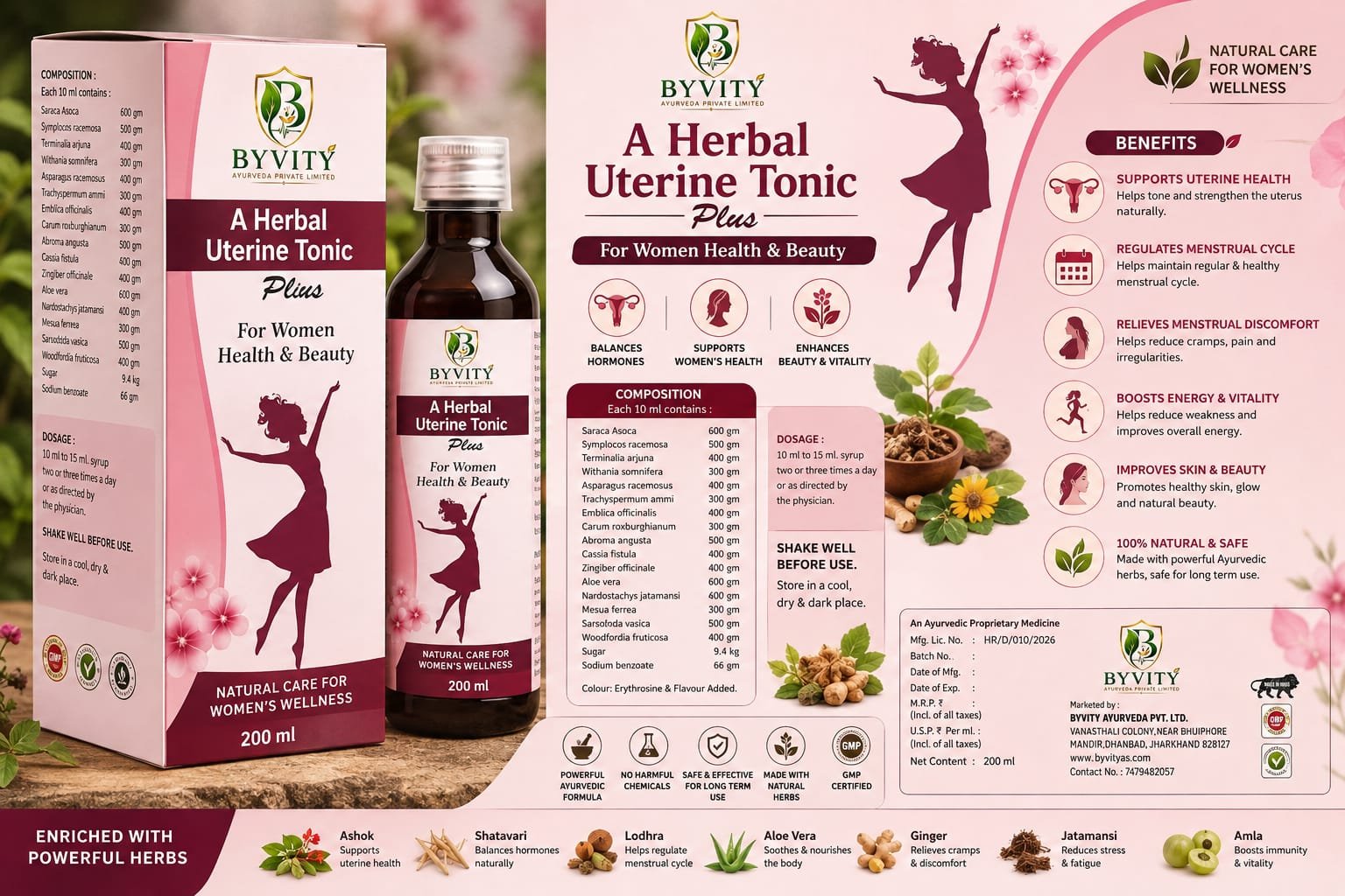 Utenine Tonic Syrup