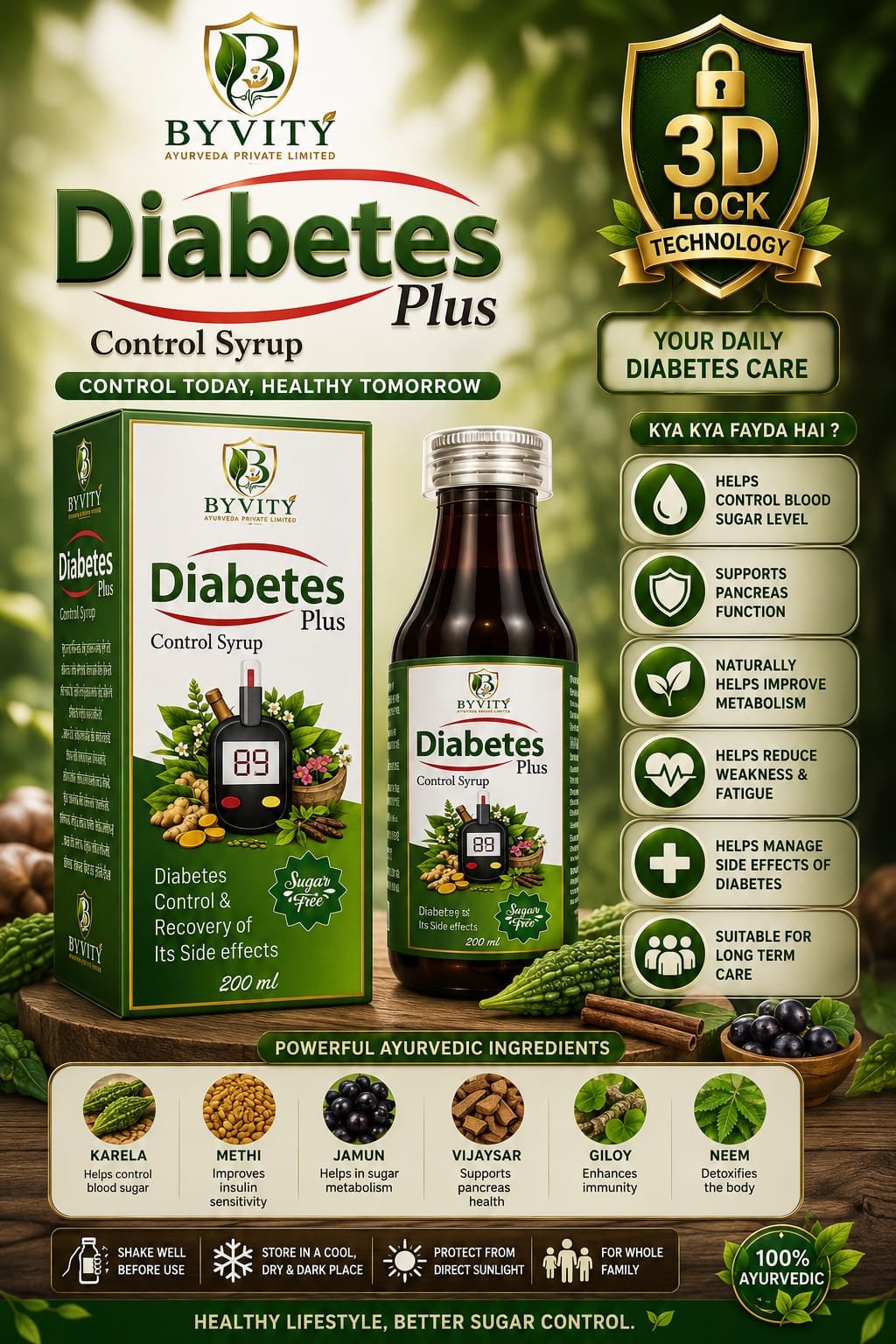 Diabetes Control Syrup