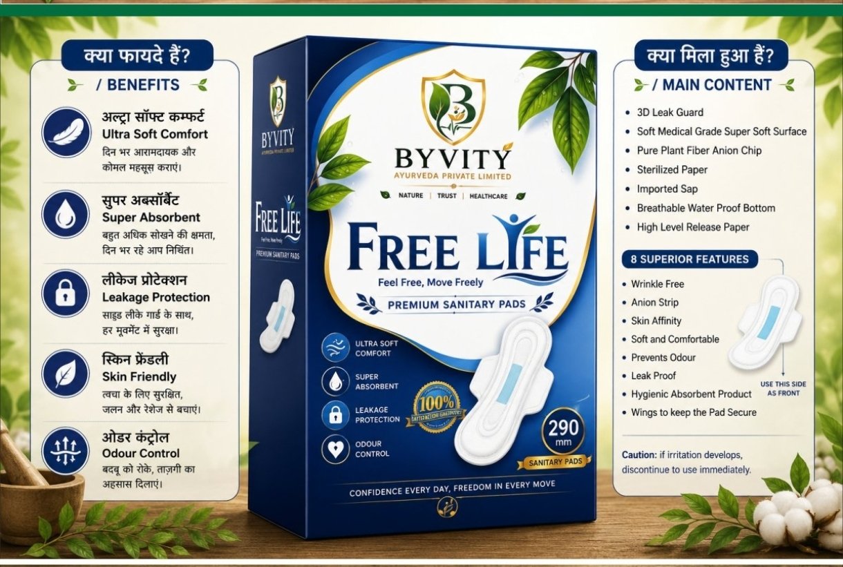 FREE LIFE SANITARY PADS N